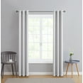 thumbnail image 4 of Serta So Dark 100% Blackout White Grommet Top Curtain Panel Pair, 37" x 84", 4 of 7