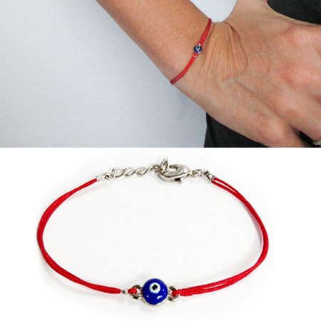 Flower String Bracelet Jewelry - Evil Eye Red String Kabbalah Bracelet Mati Nazar Bead Good Luck Charm Protection