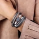 thumbnail image 3 of Pulsera envolvente de cuero Brazalete bohemio Pulsera de cuentas de cristal con cierre magnético Regalos de joyería para mujeres Chicas adolescentes Adepaton WMPH-922-2, 3 of 7