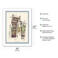thumbnail image 2 of Lisbon Portugal - Tower of Belem - Vintage Airline Travel Poster by David Klein c.1960s - Fine Art Matte Paper Print (Unframed) 18x24in, 2 of 4