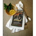 thumbnail image 2 of Decorative Tea Towel, Apron Bigfoot Tours, Vintage Sign, Unisex, Adjustable, Organic Cotton, 2 of 3