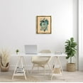 thumbnail image 2 of Stupell Industries Botanical Mushroom Man Surreal Collage Graphic Art Metallic Gold Floating Framed Canvas Print Wall Art, Design by Matheus Lopes Castro, 2 of 6