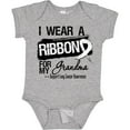 thumbnail image 3 of Inktastic Grandma Lung Cancer Ribbon Boys or Girls Baby Bodysuit, 3 of 5