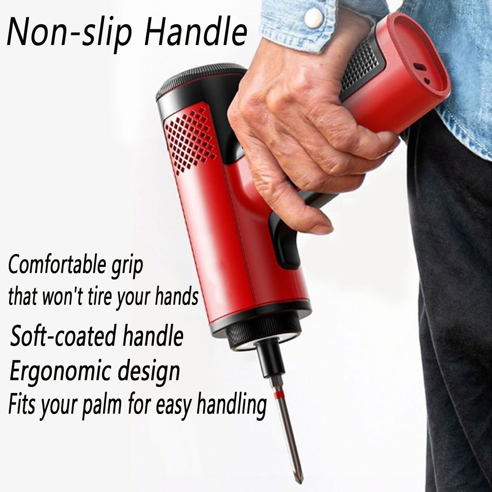 Cordless 3.6V Screwdriver Kit with 30PCS Bits, Mini Cordless Electric Screwdriver Set, Rechargeable Power Screwdrivers, Portable Electric Screw Driver for Home DIY, Furniture Assembly