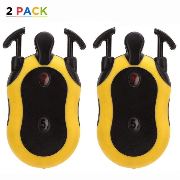 2pcs Mini Golf Score Stroke Counter Dual Digits Tally Keeper Indicator Portable