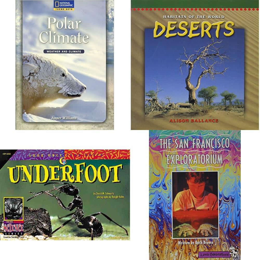Geographic　LITTLE　Bundle　Underfoot　Children's　DESERTS,　Pack　Fun　Educational　Science　CELEBRATIONS,　Again　Series,　Once,　Sets:　Paperback　6-12):　Book　Look　Look　(Ages　Polar　Climate,　National　Theme　THE