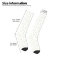 thumbnail image 5 of Daiia Sports Socks Rabbit And Carrot Printed Novelty Crew Socks for Men Women Knee High Socks Cotton Socks Soft & Breathable Support Unisex Socks, 5 of 9