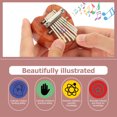 thumbnail image 4 of ELAYARD 3Pcs Kalimba Instrument Wood Musical Instrument for Beginners, 4 of 6
