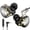 Black, variant on 2026 QKZ AK6 Pro Wired IEM for Gaming Earbuds with MIC, in Ear Monitor Headphones, Deep Bass Sound, 1DD 11mm Dynamic Driver, IEM for Music Video Calling (Black)