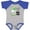 Baseball Heather and Royal, variant on Inktastic I'm One Time to Par-tee Golf First Birthday Boys or Girls Baby Bodysuit