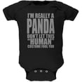 thumbnail image 1 of Halloween Human Panda Costume Soft Baby One Piece, 1 of 1