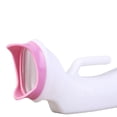 thumbnail image 2 of Urinario femenino para mujeres, botella de orina junto a la cama 32oz/1000mL para ancianos, postrados en cama, pacientes en la cama, botella de orina portátil con anillo suave de silicona,, 2 of 4