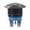 Black, variant on Rupoun Metal Push Button Switch, Ball Full Oxidation Self Reset Jog Screw Foot Power Control, 220V Black (0.62 inches / 15.7 mm). Waterproof Round Head Normally Open Switch for Industrial Home Use