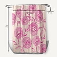 thumbnail image 5 of Simply Daisy 70" W x 73" L Antique Flowers Polyester Shower Curtain, Orchid [1 Ct], 5 of 5