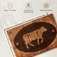 thumbnail image 6 of Elephant Stock Cow Milk Wall Art - Horizontal Canvas Wall Art - Kitchen Wall Decor - Inspirational And Typography Canvas - Brown And Decor - 12" x 8", 6 of 8