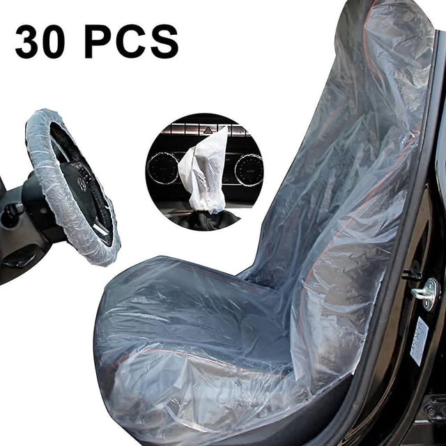Protector de fundas de asiento de coche desechable para servicio de reparación, resistente al agua JAMW Sencillez