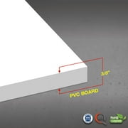 VIMA Suflo Decorative Wall Panel - PVC Board with Private Screen Fence Design, 48L x 24W x 3/8 Thick, White Color - Lightweight, Durable, Easy to Install for Home Renovation Sold as set of 1