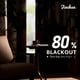 thumbnail image 4 of Cortinas Jinchan Lora Floral Blackout, 2 paneles, 240 x 130 cm, 4 of 8