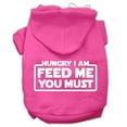 thumbnail image 5 of Pet, Dog  Cat Hoodie Screen Printed, "Hungry I Am, Feed Me You Must", 5 of 10