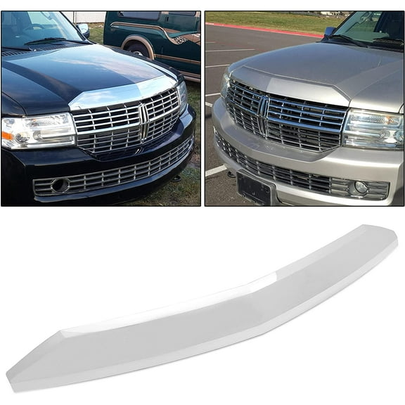 Kojem Chrome Front Hood Bezel Trim  Molding for 2007-2014 08 09 10 11 12 13 Lincoln Navigator Replacement for 7L7Z-16856-AA