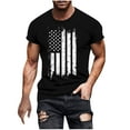 thumbnail image 2 of Tops para hombre, blusas y camisas de manga corta con cuello redondo para hombre, jersey informal de moda con estampado de cuello redondo para hombre, pantalones cortos deportivos para fitness, blusa, 2 of 5