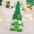 thumbnail image 3 of St. Patrick's Day Gnomes Plush Doll Irish Lucky Shamrock Stuffed Dwarf Doll Handmade Green Leprechaun Tomte Doll Faceless Old Man Rudolph Doll for Holiday Party Home Decor, 3 of 6