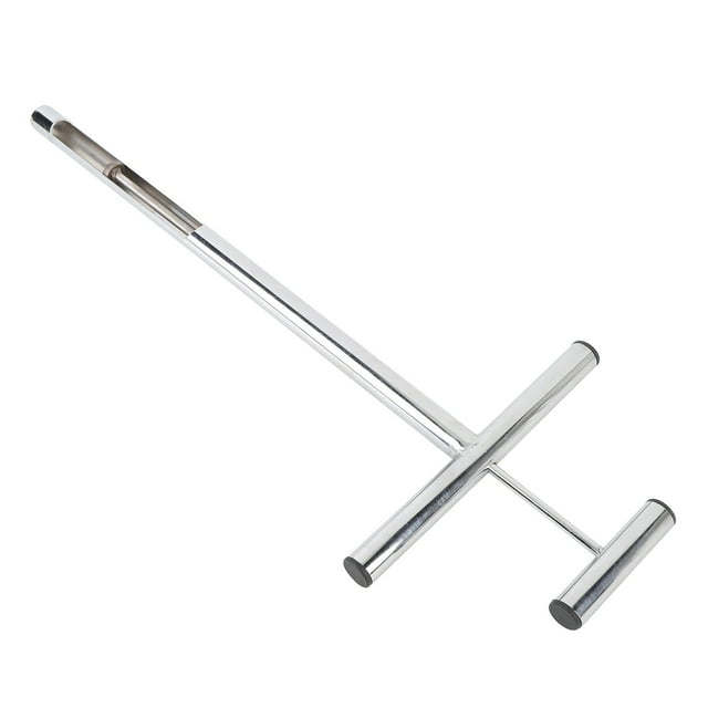 Soil Sample Probe, Reusable Fluent Sampling Tubular Soil Sampler Probe T Shaped Handle Rugged for Farm