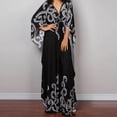 thumbnail image 5 of Taqqpue Kaftan Dress for Women,Plus Size Hawaiian Batwing Sleeve Beach Cover Up Loose Vacation Maxi Dress Summer Swimsuit Dresses, 5 of 9
