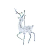 CuiLiyq Plastic Reindeer Pendant for Christmas Tree, Artificial Reindeer Pendant for Car Rearview Mirror Backpack, for Family Holiday Party Decoration and Christmas Gifts