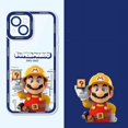 thumbnail image 1 of Para funda 12/12Pro, funda para iPhone 12/12 Pro de 6,1 pulgadas, funda transparente con estilo bonito y encantador de Mario oso de fresa Electrónica, 1 of 4