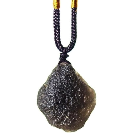Saffordite Cintamani Stone Necklace,Arizona Obsidian Tektite Raw Crystals,Irregular Shape