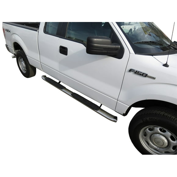 Enthuze Stainless Steel Series Side Bar For 2019-2024 Chevrolet Silverado, GMC Sierra 1500, 2020-2024 2500 and 3500 Double Cab
