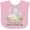 AD-Pink, variant on I'll Never Forget That My Uncle Loves Me Cute Elephants Boys or Girls Baby Bib