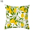 thumbnail image 2 of Cheer.US Summer Lemon Pillow Covers Buffalo Check Summer Outdoor Decorations Farmhouse Throw Pillowcase Linen Cushion Case Home Decor for Spring Summer-18x18 Inches, 2 of 7