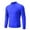 01 Blue, variant on Weiqiqre Sweaters for Men Quilted Long Sleeve Pullover Shirt Knitwear Mock Turtleneck Vintage Round Neck Elastic Fleecing Trend Sweater
