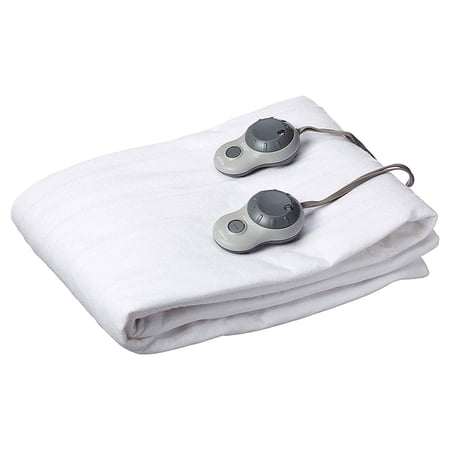 Sunbeam 2091442 Heated Mattress Pad, Full - White