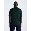 thumbnail image 4 of Free Assembly Men's Cozy Yarn Cable Knit Polo Sweater with Short Sleeves, Sizes XS-3XL, 4 of 7