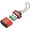 Red, variant on Necvior Card Reader to USB Adapter Memory Card Adapter(Card not Included)