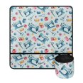 thumbnail image 2 of HELLHERO Sewing Machine Sewing Machine Mat Durable Household Accessories Storage Bag Foldable Polyester Fabric, Christmas, 2 of 5