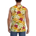 thumbnail image 4 of Easygdp Bees Honeycomb Men's Breathable Tank Tops Sleeveless Sporty T Shirts for Basketball, Mountaineering, Bodybuilding -X-Large, 4 of 8