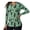 Cute Dachshund, variant on Funny Mango Women's Golf Shirts, V Neck Athletic Top Moisture Wicking Long Sleeve Tennis Shirts Breathable Quick Dry for Hiking, Outdoor Travel