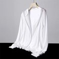 thumbnail image 4 of Chaqueta de protección solar transpirable fina de seda de hielo de verano para hombres y mujeres 2023 con protección UV para pesca de malla de alta gama, 4 of 5