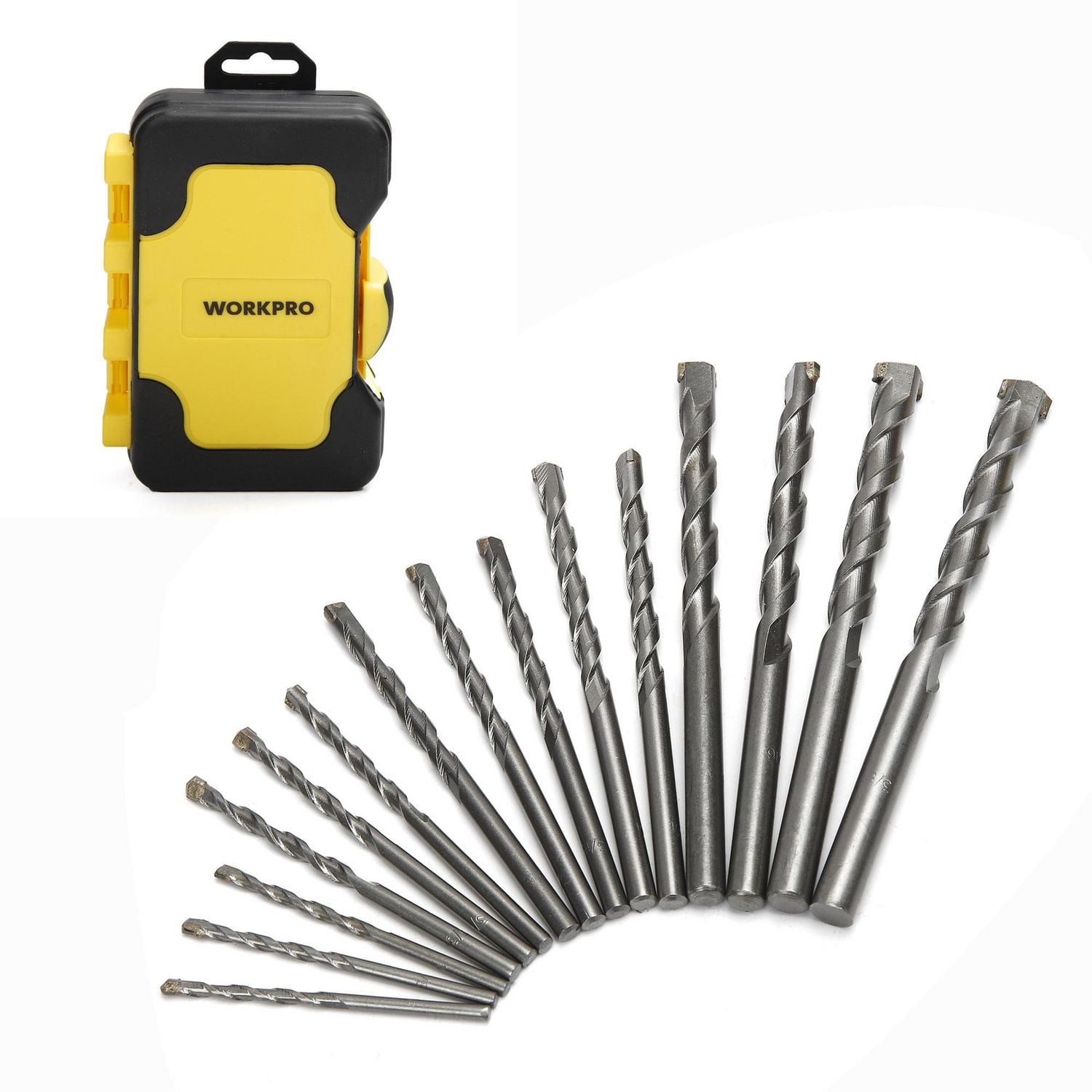 WorkPro Masonry Bit Set - 15 Piece