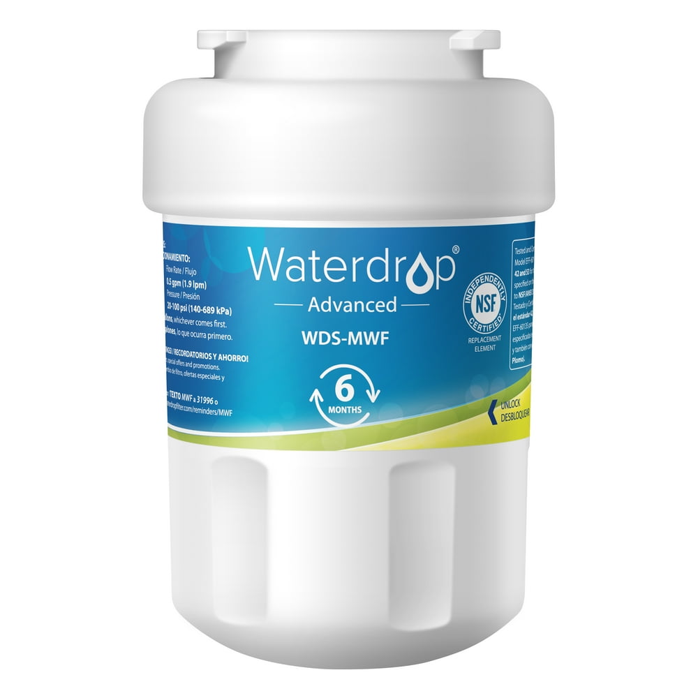 Waterdrop MWF Refrigerator Water Filter, NSF 53&42 Certified to Reudce