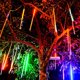 thumbnail image 3 of Nieve que cae gota de agua Carámbano Luz de jardín Impermeable Fiesta de vacaciones Boda LED Luz de lluvia Enchufe de EE. UU. 8 tubos 50 cm Methold HA2465-09B, 3 of 6