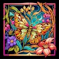 thumbnail image 1 of Kit Manualidades Mariposa Con Forma Especial Parcial 5D DIY 30x30cm, 1 of 9