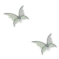 thumbnail image 2 of Qarigey Butterfly Fairy Wing Fancy Dress Costume Dress Girls Child Festival Prop up Negro 2Conjunto, 2 of 6