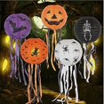 thumbnail image 1 of 15 faroles de papel de calabaza de Halloween con bigotes para fiesta de Halloween, boda, jardín, dormitorio, bar, decoración interior y exterior, juego de decoración de Halloween de 3 tamaños Zhivalor WXOTTO-CWY-0287, 1 of 5