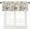 Floweryku7576, variant on Floral Print Curtain Valance, Butterfly Watercolor Flower Spring Summer Farm Short Rod Pocket Window Treatment for Kitchen, Bathroom, Living Room, Bedroom, 1 Panel, 54" W x 18" L