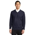 thumbnail image 1 of Port Authority Value Suéter con cuello en V M Azul marino Autoridad Portuaria SW300, 1 of 1